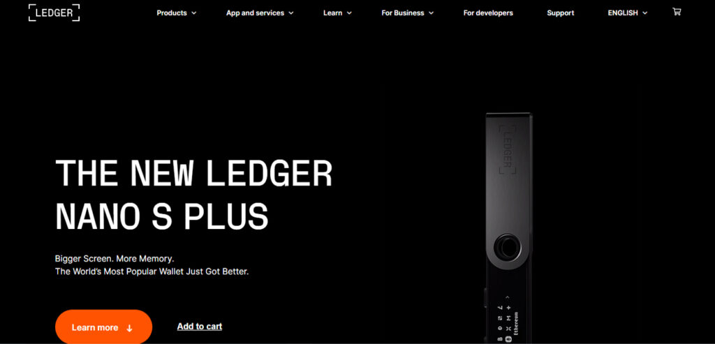 Best Crypto Wallets #1 - Ledger Nano S Plus