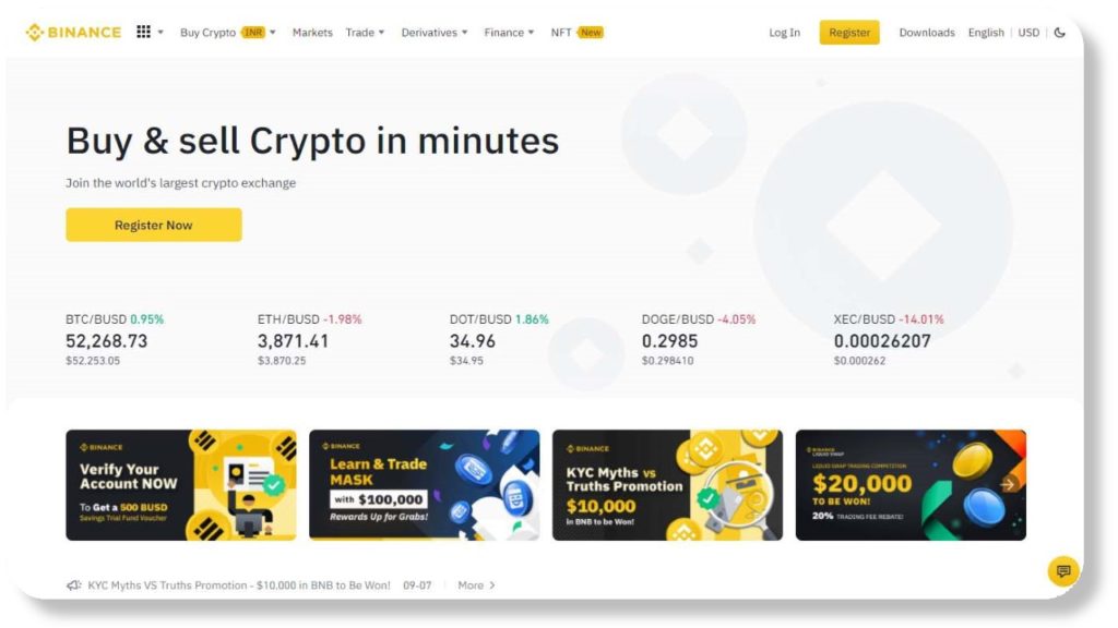 Staking at Binance Exchange