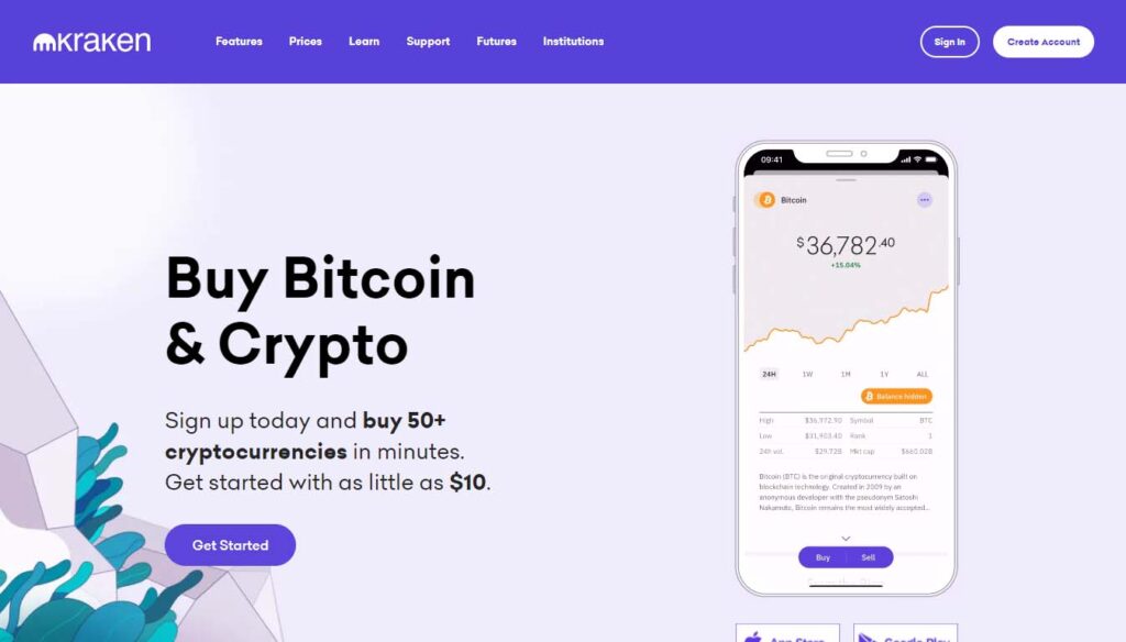 Bitcoin Trading Platform #10 - Kraken