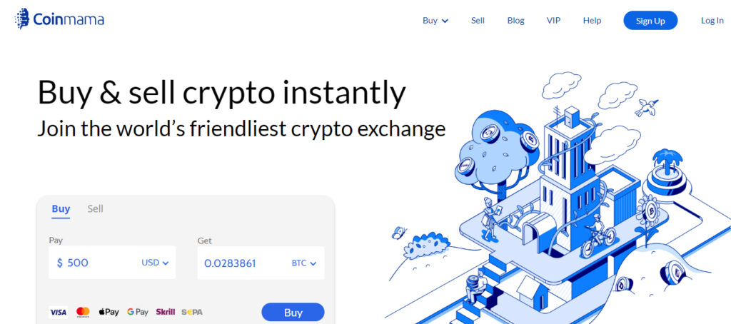 Bitcoin Trading Platform #6 - Coinmama