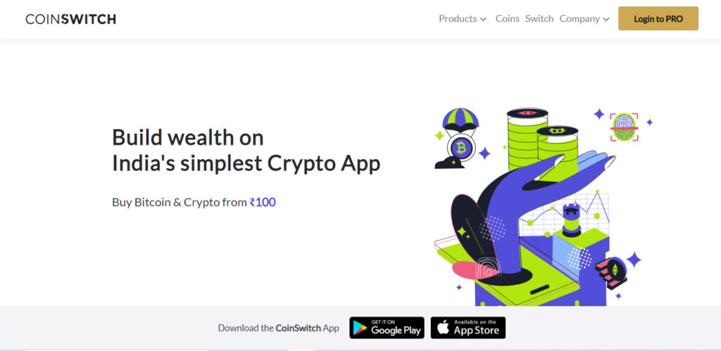 Buy Bitcoin in India with Coinswitch