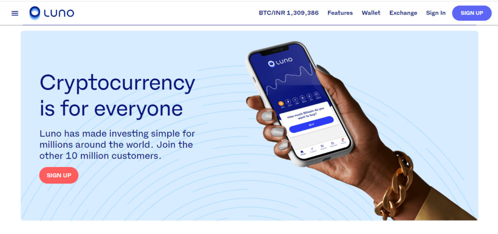 Buy bitcoin in UK with Luno