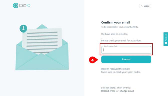 CEX.IO review-Registration Step 4