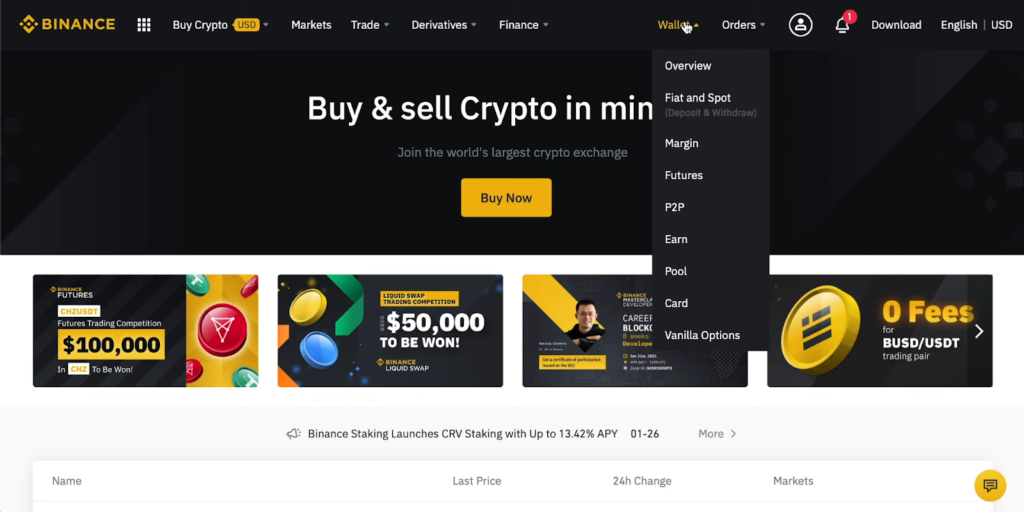 How to Deposit to Binance Fiat Cryptocurrency
