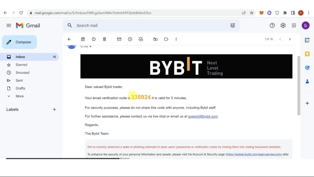 How to Open Bybit Demo Account Step by Step email