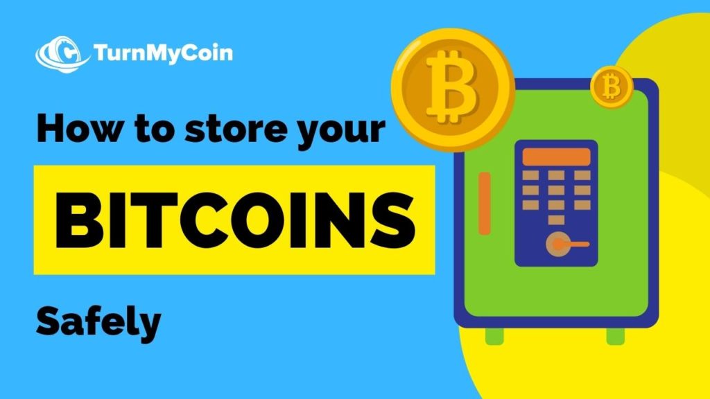 How to Store your Bitcoins safely - Cover