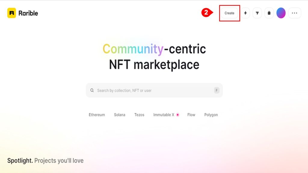 How to list NFTs for Free on Rarible - Step 2