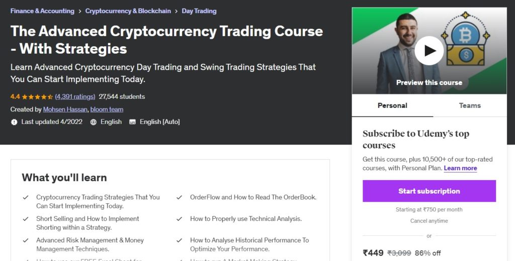 advanced cryptocurrency trading